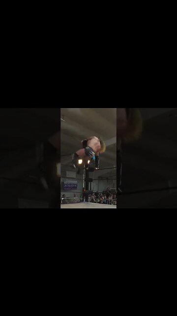 Joey Janella, Chris Bey & Mike Bailey Top Rope Car Crash 💥🚗