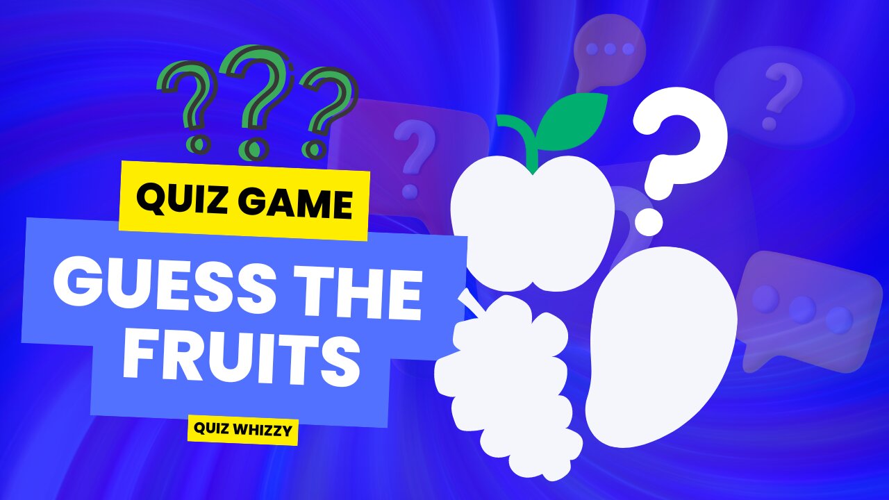 Quiz Game #2 : Fruits