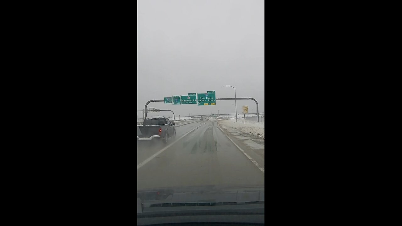 PICKUP CRASH CAUGHT ON CAMERA