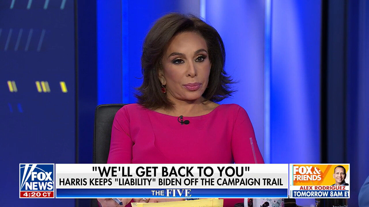 Judge Jeanine Says Kamala Harris Is 'Not Taking Advantage' Of Biden's Presence In Certain Locations