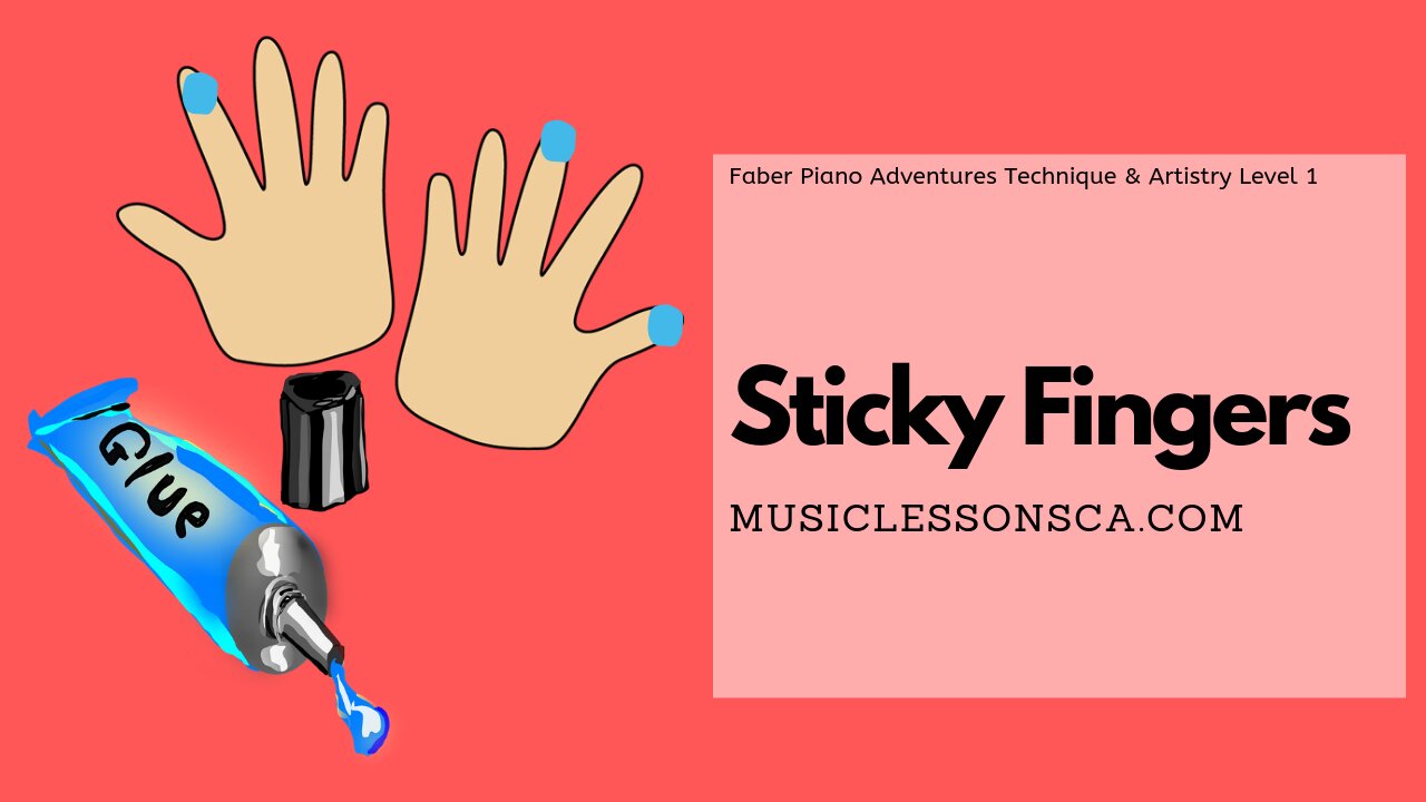 Piano Adventures Technique & Artistry Level 1 - Sticky Fingers