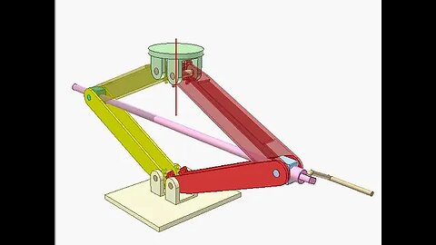 2452 Gear and linkage mechanism 3c