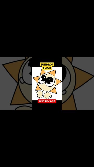 Como Desenhar SUNDROP EMOJI | FNAF | Five Nights At Freddy's #fnaf #sundrop #shorts