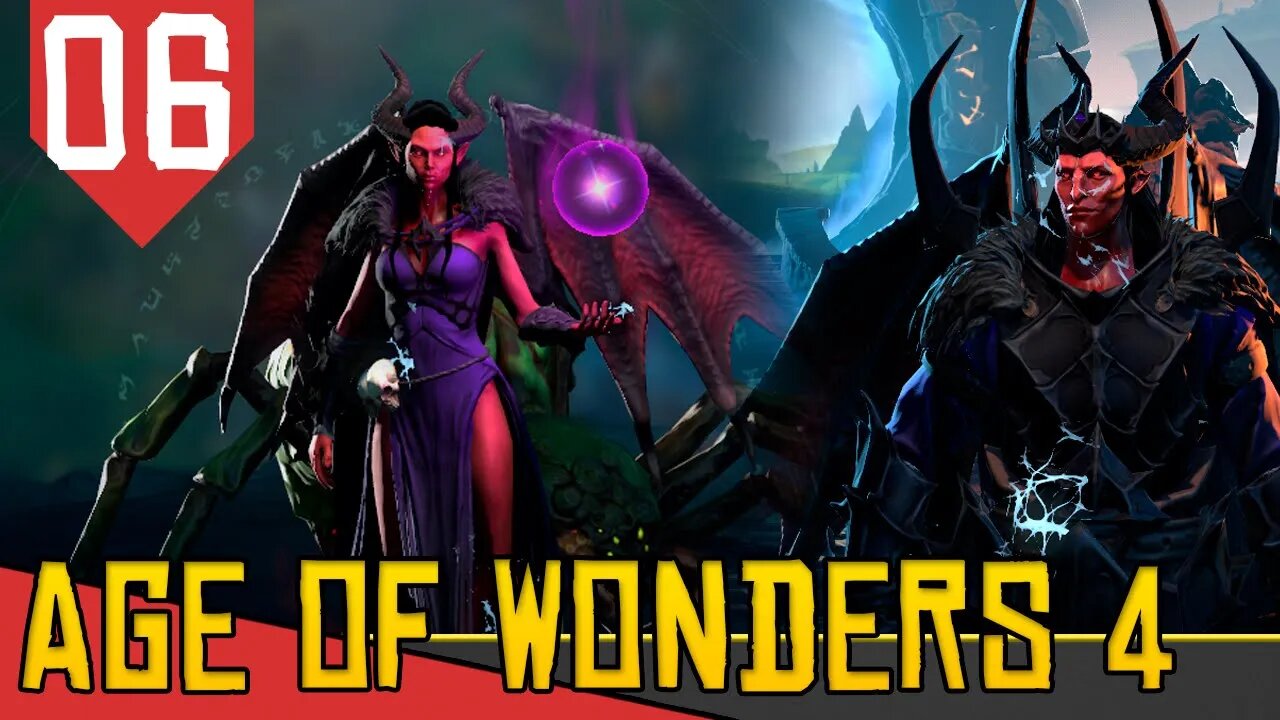 Despertando o SANGUE DEMONIACO ELFICO - Age of Wonders 4 Valley of Wonders #06 [Gameplay PT-BR]