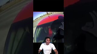 Driver did not stop the car 😂 #cops #police #shorts
