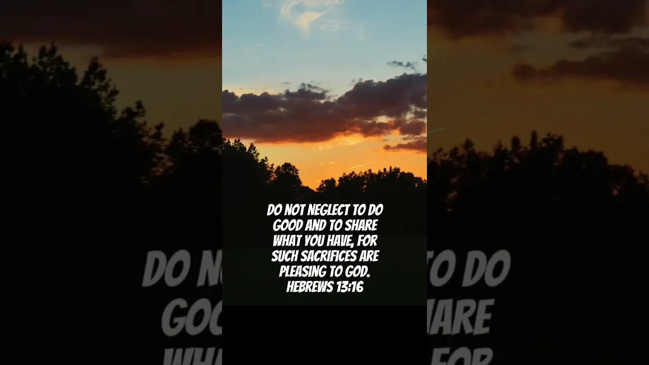 Hebrews 13:16 #God #Jesus #love #christian