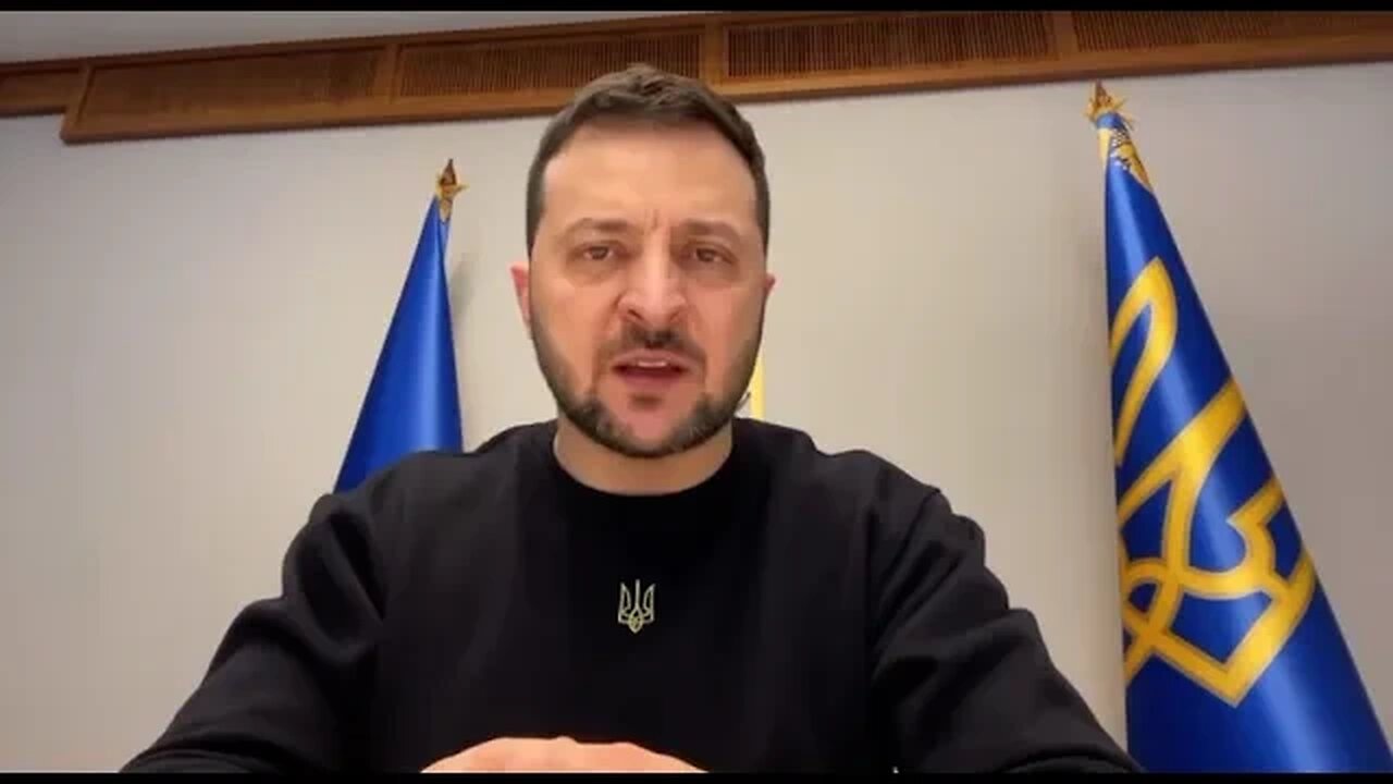 Address from Ukrainian president Volodymyr Zelenskyy