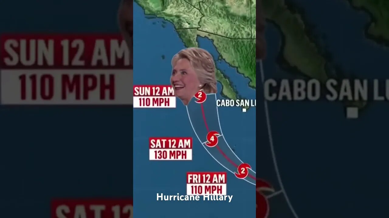 Hurricane Hillary nears California!