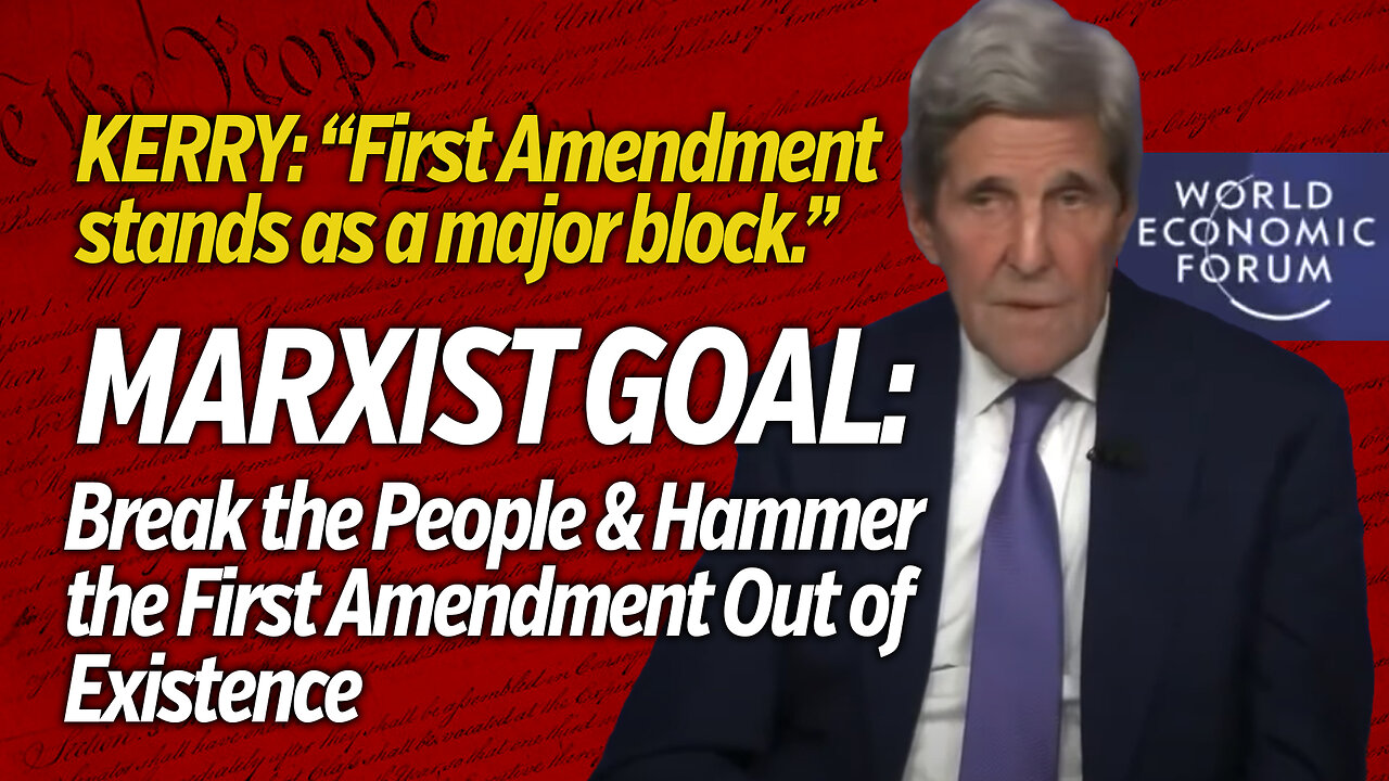 Marxist Goal: Break the People! & Hammer the 1st Amendment Out of Existence!