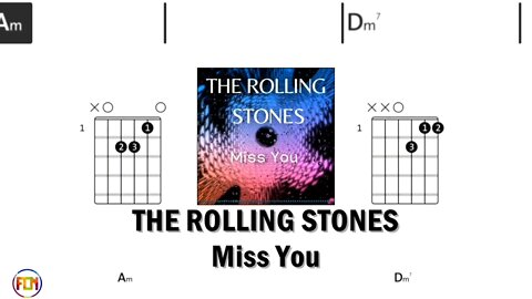 THE ROLLING STONES Miss You - Guitar Chords & Lyrics HD