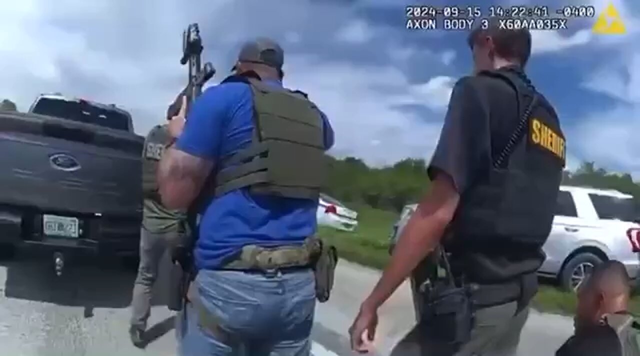 In case you missed the guy being arrested