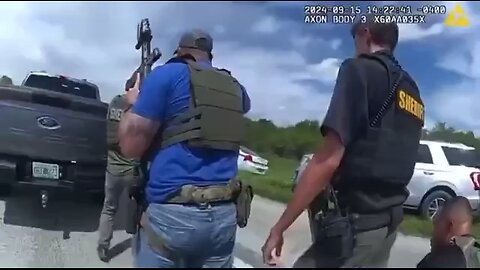 In case you missed the guy being arrested