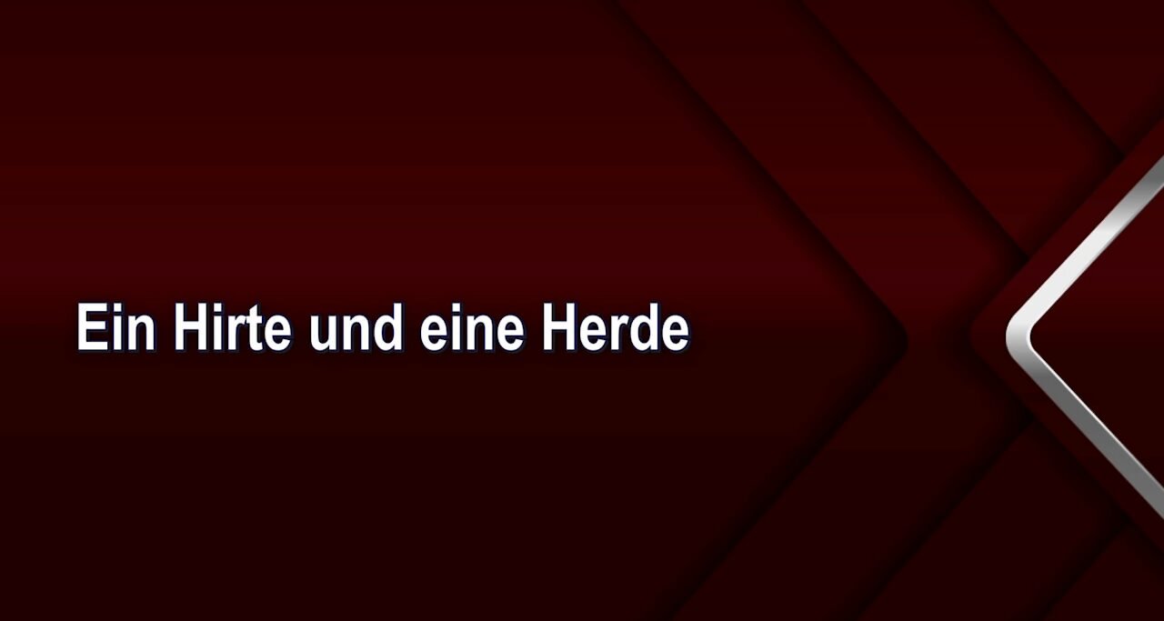 Ein Hirte und eine Herde