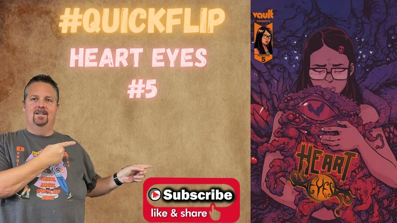 Heart Eyes #5 Vault Comics #QuickFlip Comic Book Review Dennis Hopeless,Victor Ibáñez #shorts