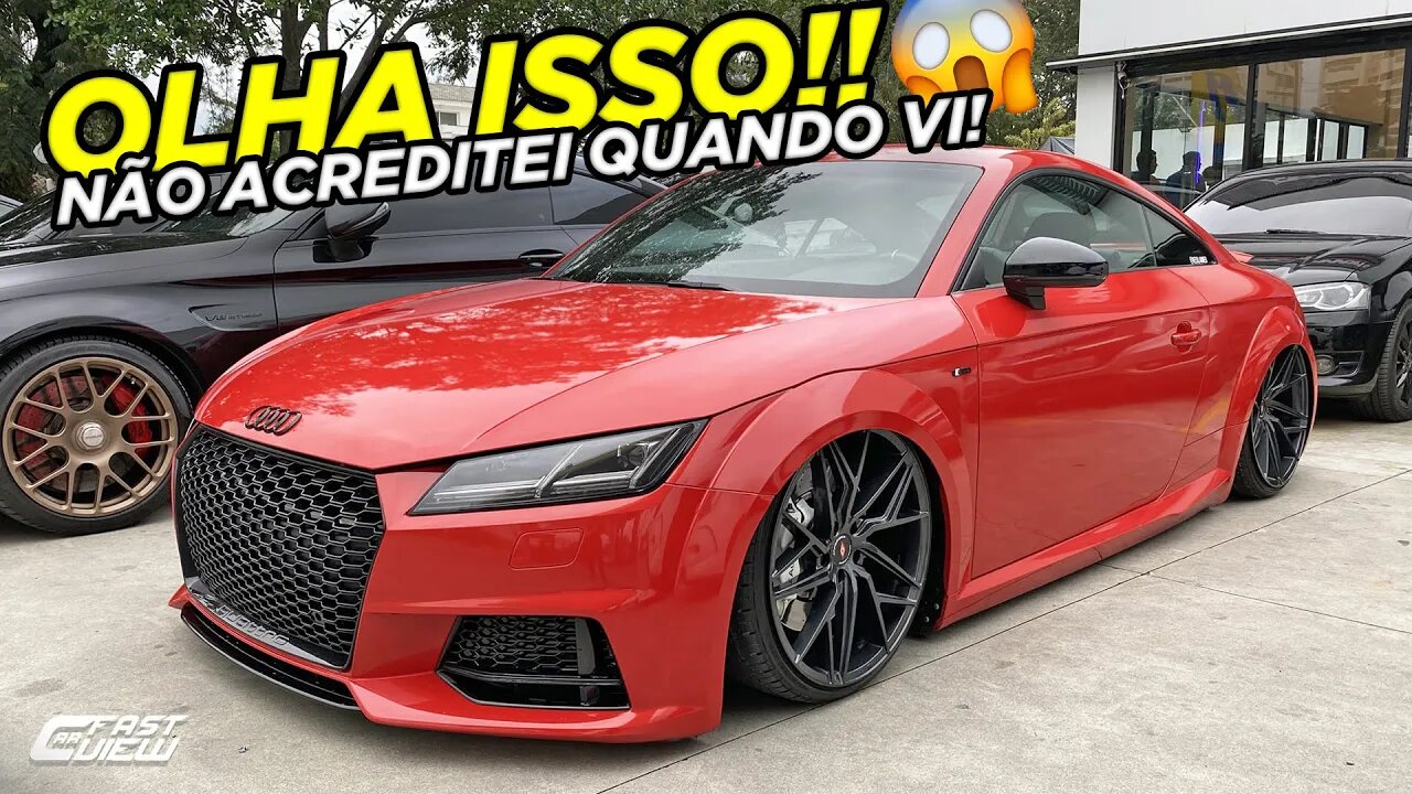 AUDI TT 2018 REBAIXADO COM RODAS ARO 20 E SUSPENSÃO A AR!