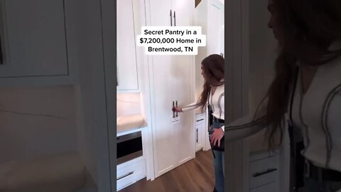 Secret Pantry in $7,200,000 Home in Brentwood, TN