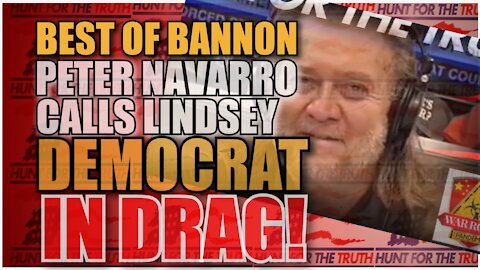 WATCH STEVE BANNON'S FUNNY REACTION TO NAVARRO HINTING @ LINDSEY GRAHAM'S SEXUALITY #NTTAWWT