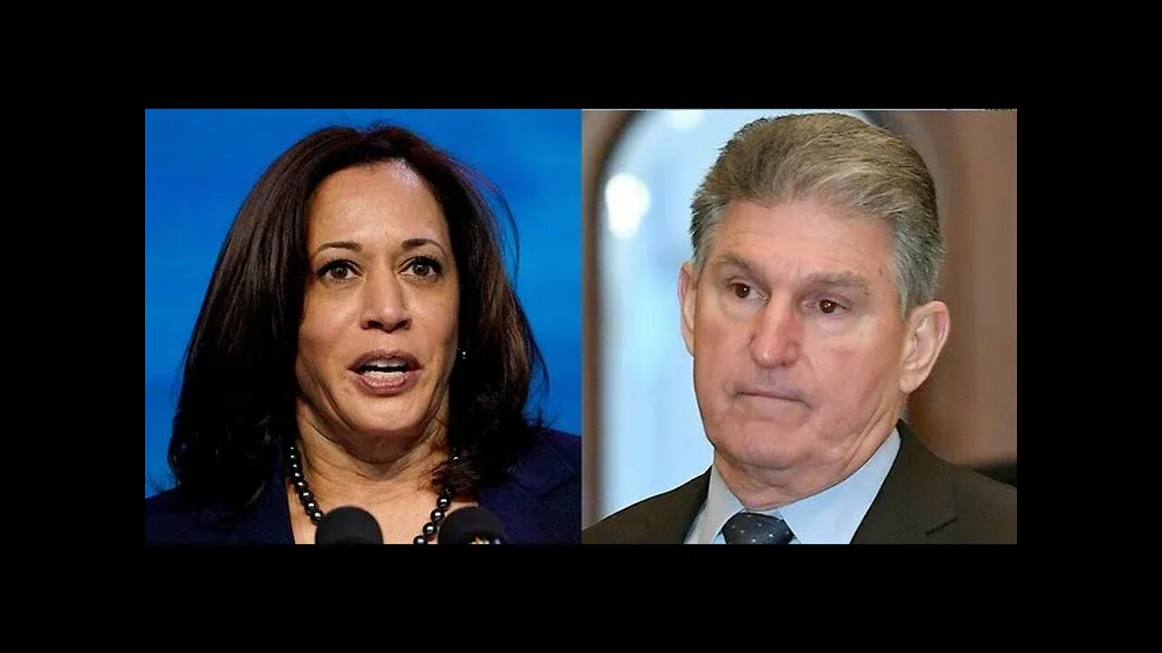 Kamala Harris Flips Out When Asked If Manchin Is President After Manchin Kills Biden's Agenda