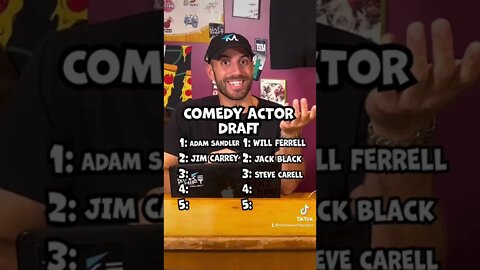 Who Are You Taking First Overall? Comedy Actor Draft! #actors #willferrell #movies #comedians #draft