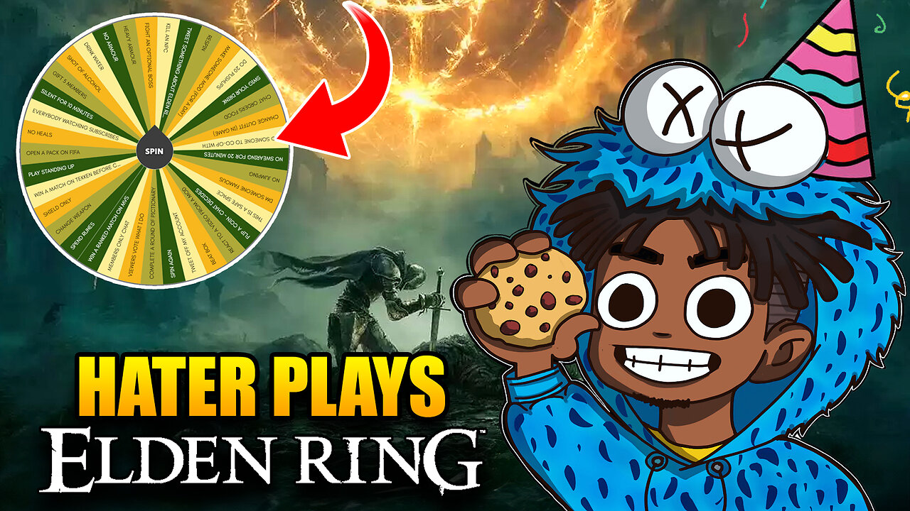 🔴 LIVE BISCUIT'S BIRTHDAY STREAM 🎉 ELDEN RING WHEEL SPIN CHALLENGE ⚔️ VS MEMBERS & PARTY GAMES 🥳