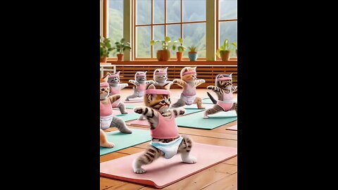 yoga cat video