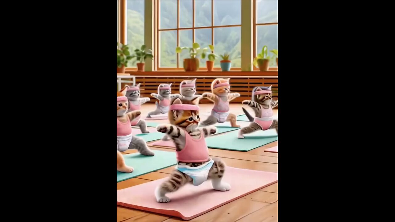 yoga cat video