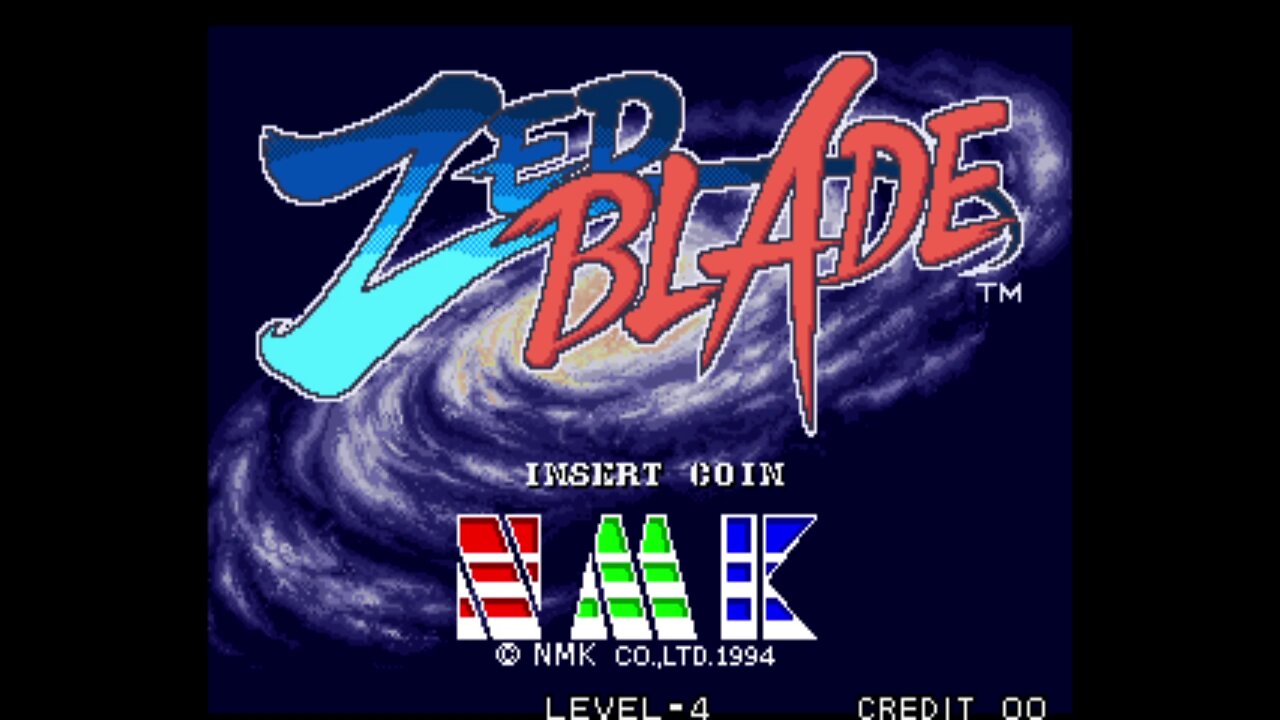 Zed Blade Arcade Game, NMK 1994, playthrough