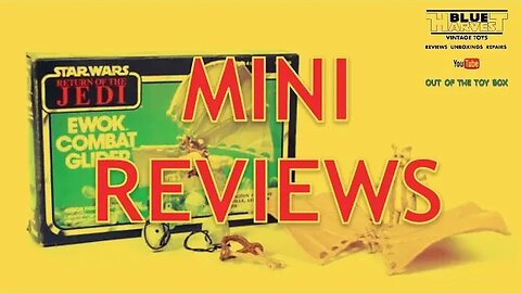 VINTAGE STAR WARS EWOK GLIDER MINI REVIEW