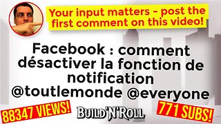 Facebook : comment désactiver la fonction de notification @toutlemonde @everyone