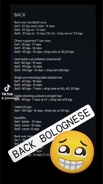 BACK BOLOGNESE 💦✨