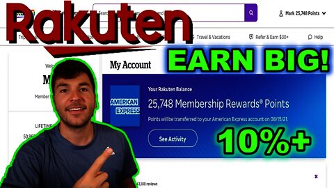 Earn HUGE Cash Back/AMEX Points with RAKUTEN! FULL TUTORIAL 2021