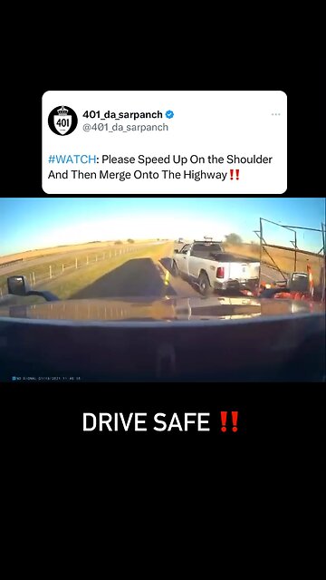 Dangerous driving on Highway