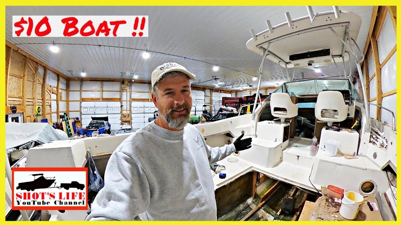 $10 Boat | EPS 48 | Cutting out Mid Bulkhead | Shots Life