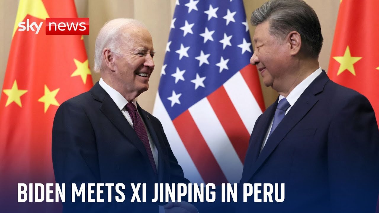 BREAKING: Biden meets with Chinese President Xi Jinping for last time