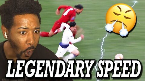 AMERICAN REACTS TO LEGENDARY SPRINT SPEEDS IN FOOTBALL!!!