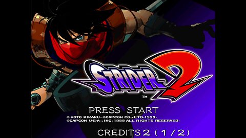 Strider 2 Arcade Game, Capcom 1999, playthrough