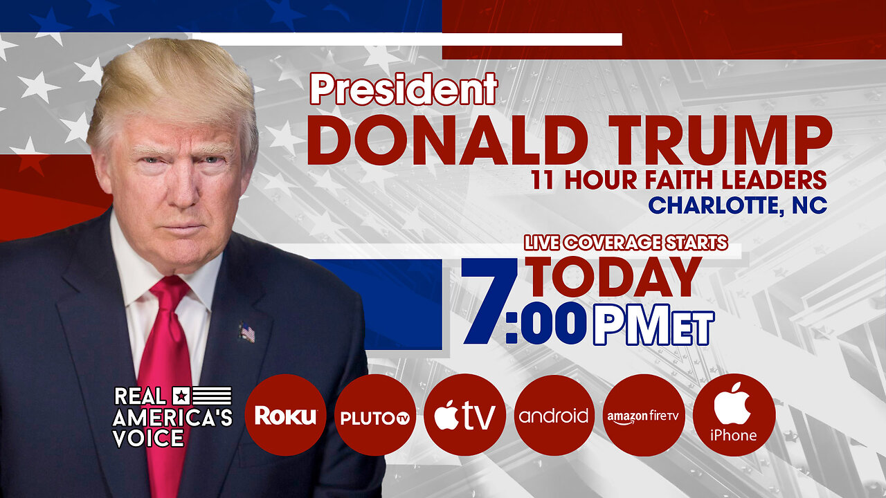 PRESIDENT TRUMP AT THE 11TH HOUR FAITH LEADERS EVENT