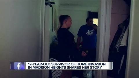 Metro Detroit teen speaks out about frightening home invasion