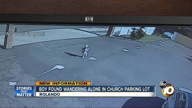 Toddler found alone wandering parking lot in Rolando