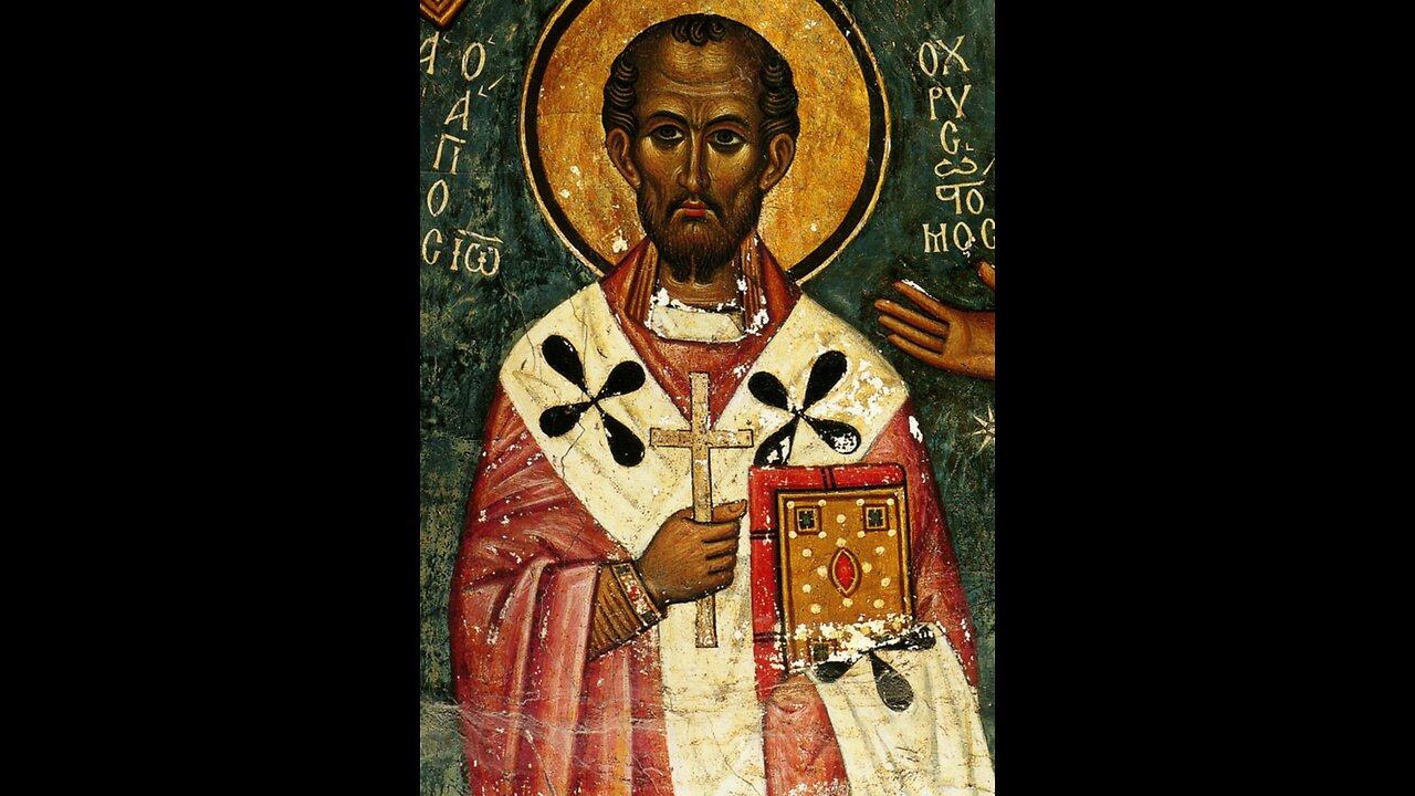 St. John Chrysostom absence makes the heart grow fonder