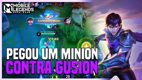 O Cara Pegou HANNABI Contra meu GUSION KKKKKKKKKKKKK | MLBB