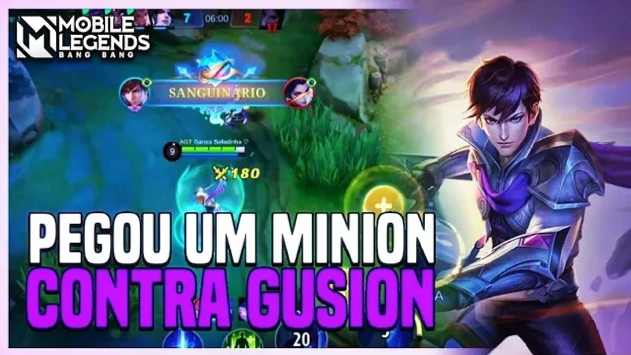 O Cara Pegou HANNABI Contra meu GUSION KKKKKKKKKKKKK | MLBB