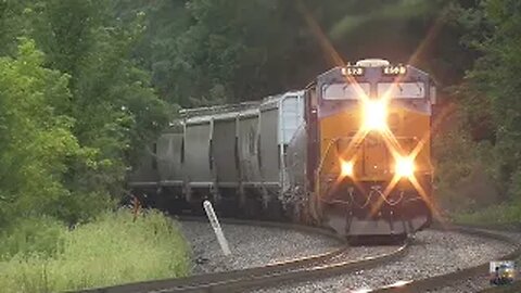 Four CSX Trains from Lodi, Ohio August 3, 2024 Part 3