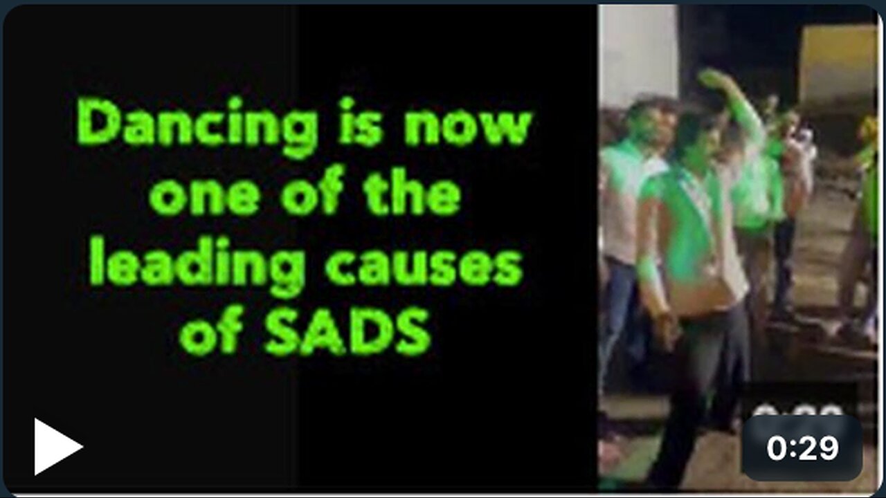 Dancing is now one of the leading causes of SADS