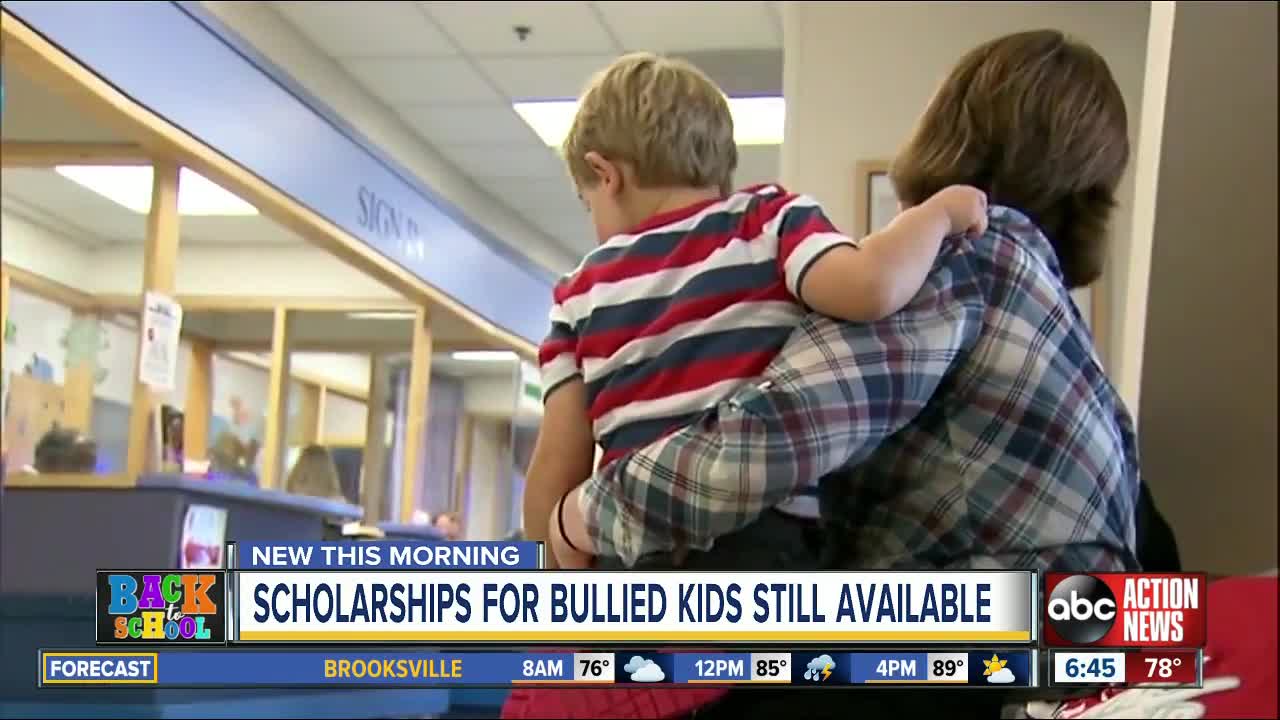 Scholarship money still available for bullied students