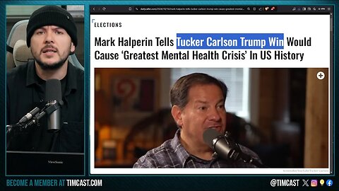 Tucker Carlson WARNED Democrats Will Become CRAZY If Trump Wins, The GREATEST Mental Health Crisis