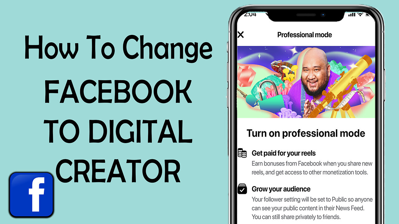 How to Change Facebook Profile to Digital Creator