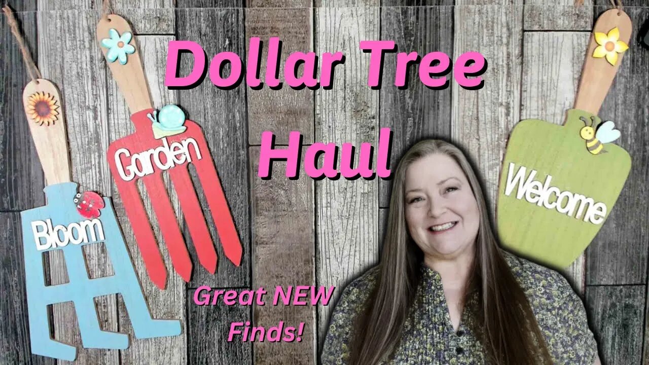 New Dollar Tree Haul ~ New Easter Signs More Bee Themed Items New Spring & Garden & Craft Supplies