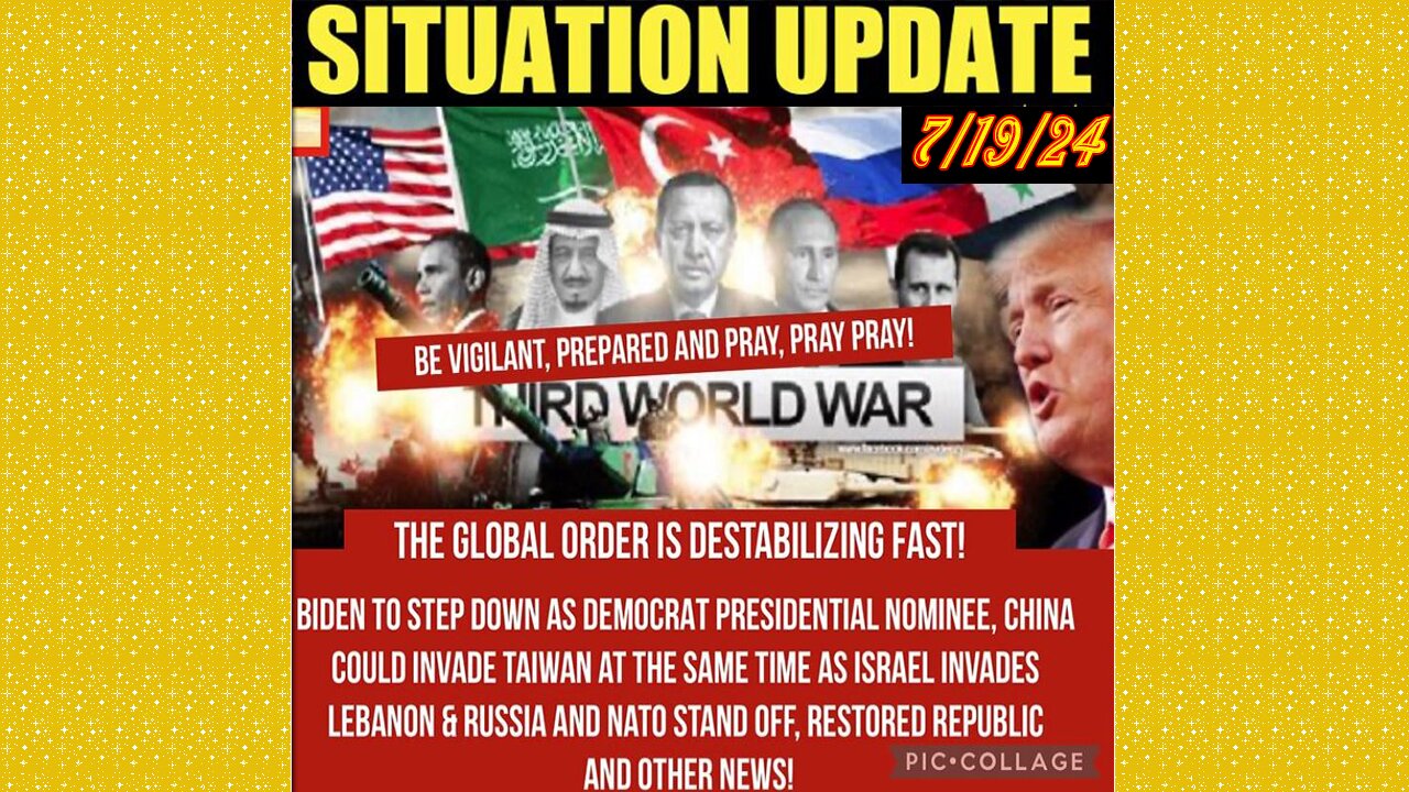 SG Anon. Juan O Savin ~ Situation Update 7/19/24 ~ Restored Republic > Judy Byington- Q+ White Hats