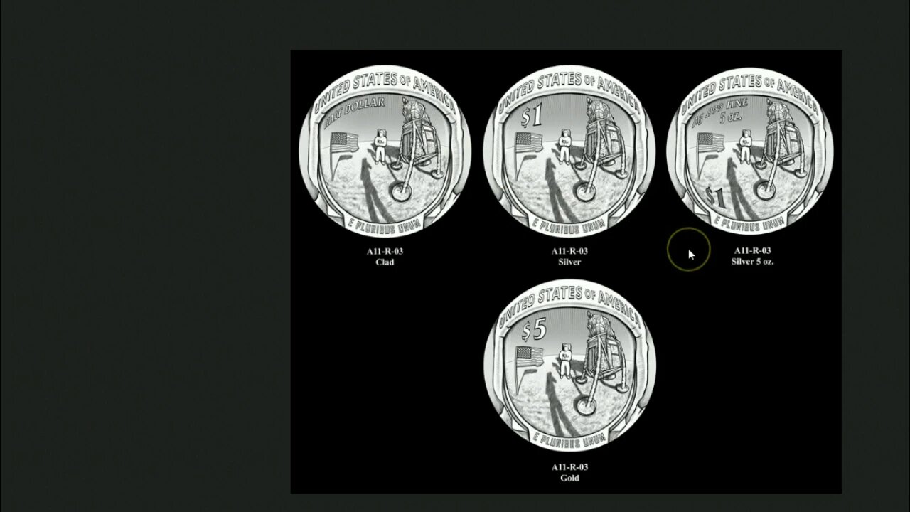 2019 Apollo 11 Coin Designs Revealed